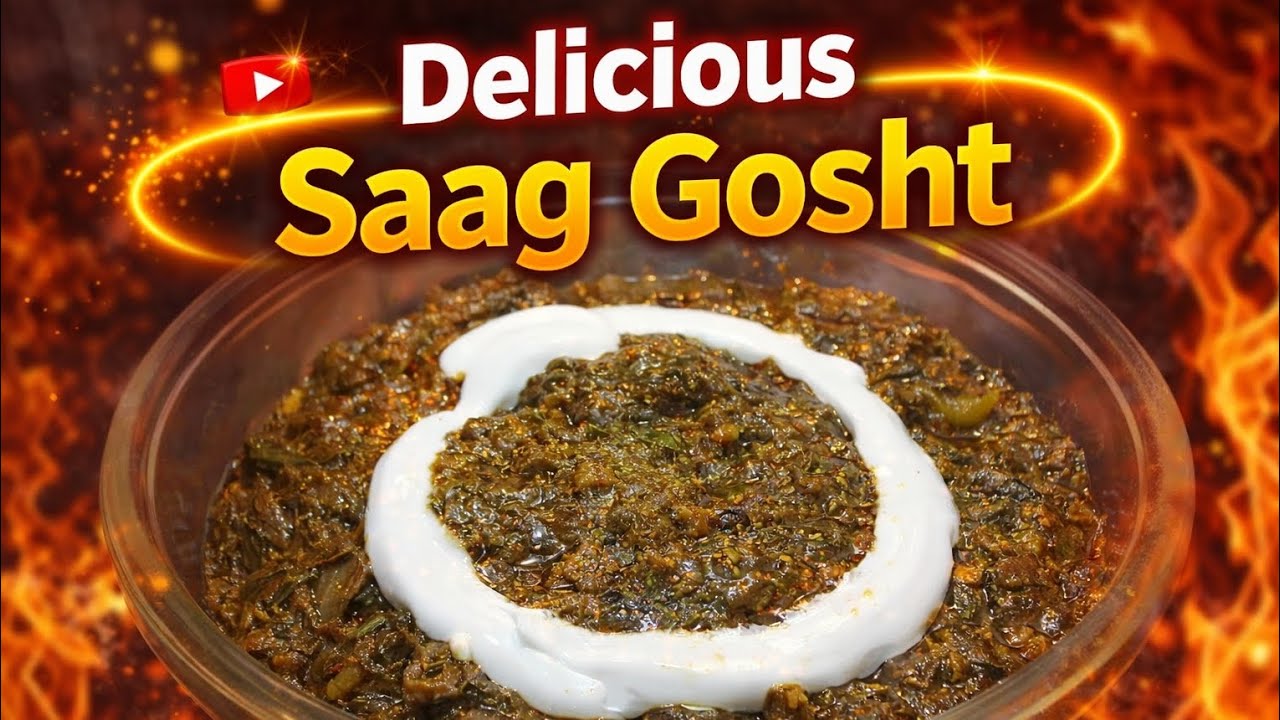 Delicious Saag Gosht Recipe || Daami Ki tips and recipes🎀