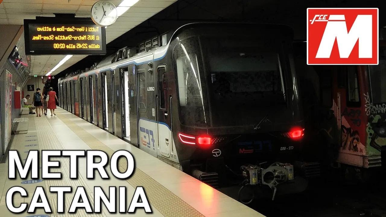 [4K] 🇮🇹 Catania Metro / 🇮🇹 Metropolitana di Catania (2022)