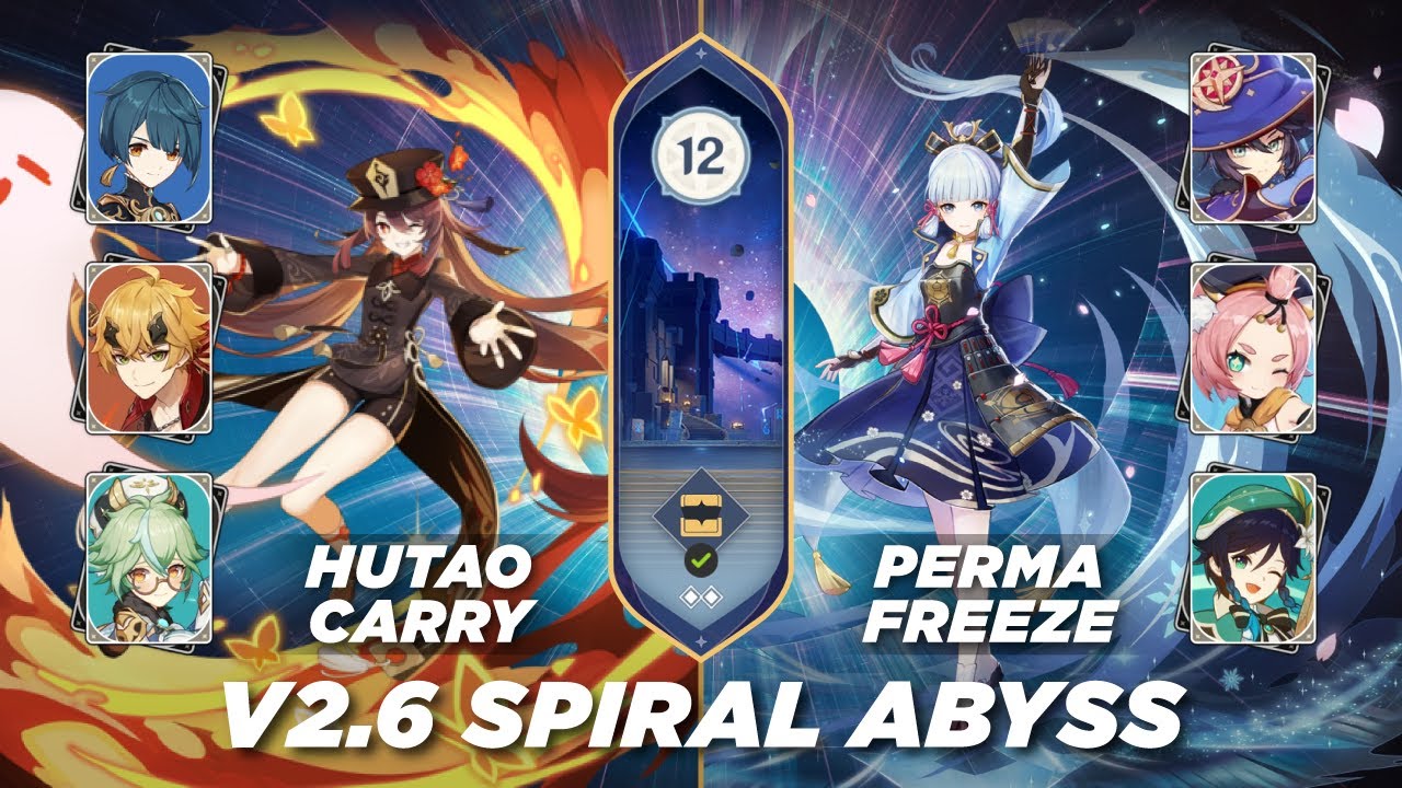 Genshin Impact - 2.6 Spiral Abyss Floor 12 - Hutao / Ayaka
