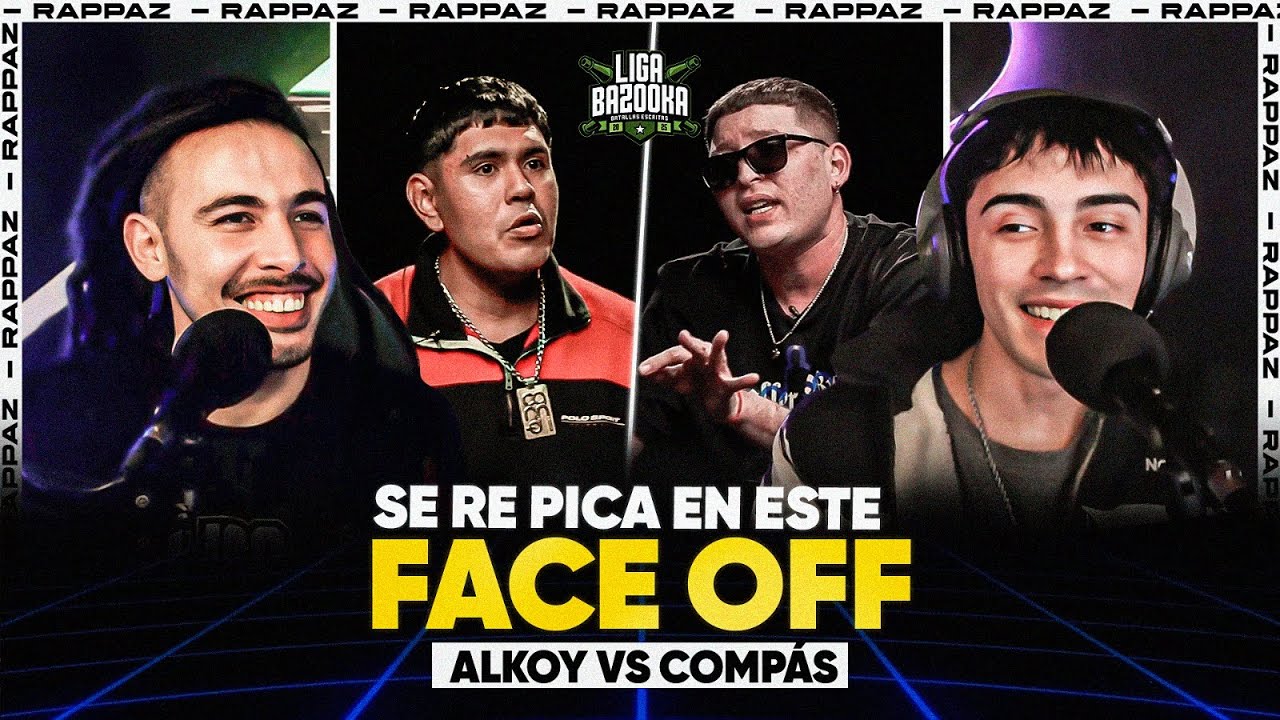 💥SE RE PICÓ🔥🔥 [FACE-OFF] ALKOY VS COMPÁS | #LIGABAZOOKA 🤯😱 NAIKY Y WOLTY REACCION🍀🚀