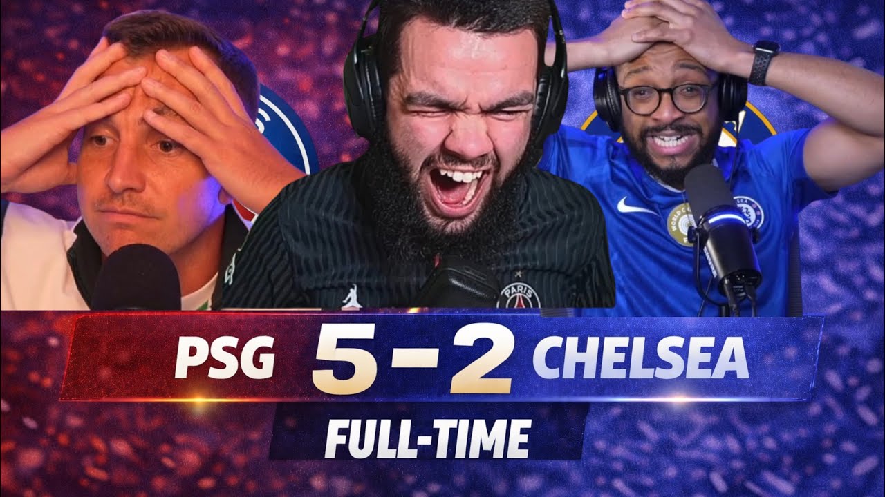 Chelsea battered by PSG | fans reaction to PSG 5-2 Chelsea | UCL Reaction