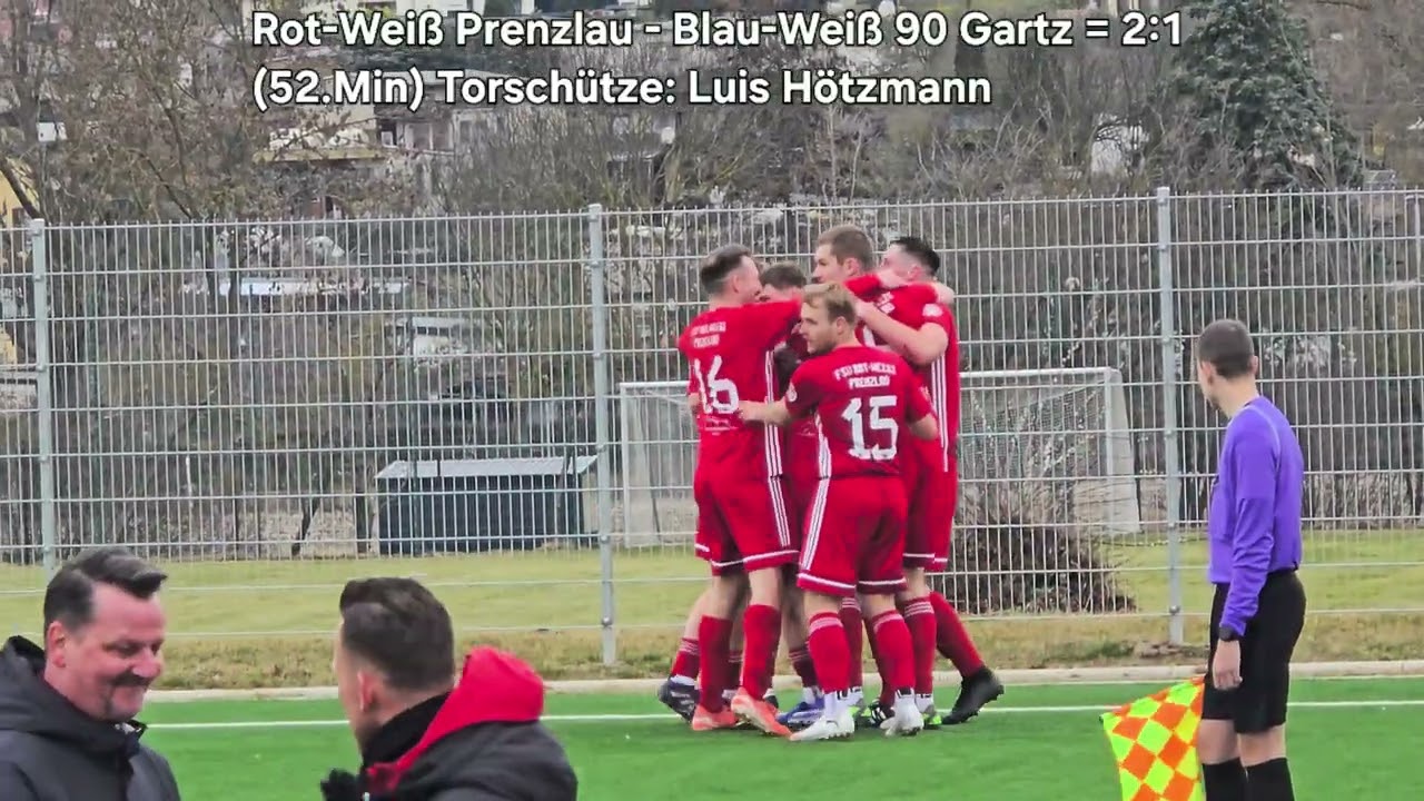 Rot-Weiß Prenzlau - Blau-Weiß 90 Gartz (Highlights)