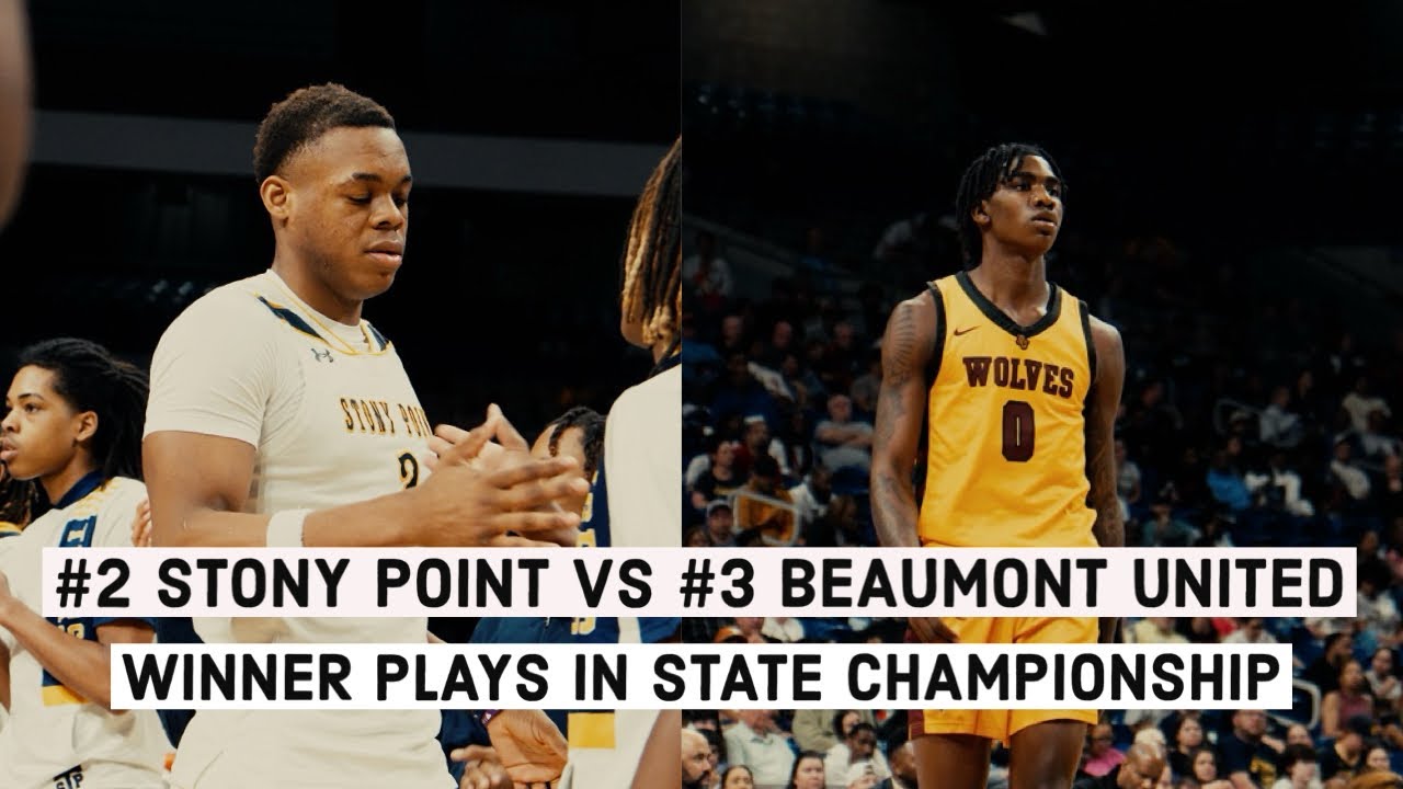 Josiah Moseley & #2 Stony Point vs Clarence Payia & #3 Beaumont United | WINNER GOES TO STATE😳!!!