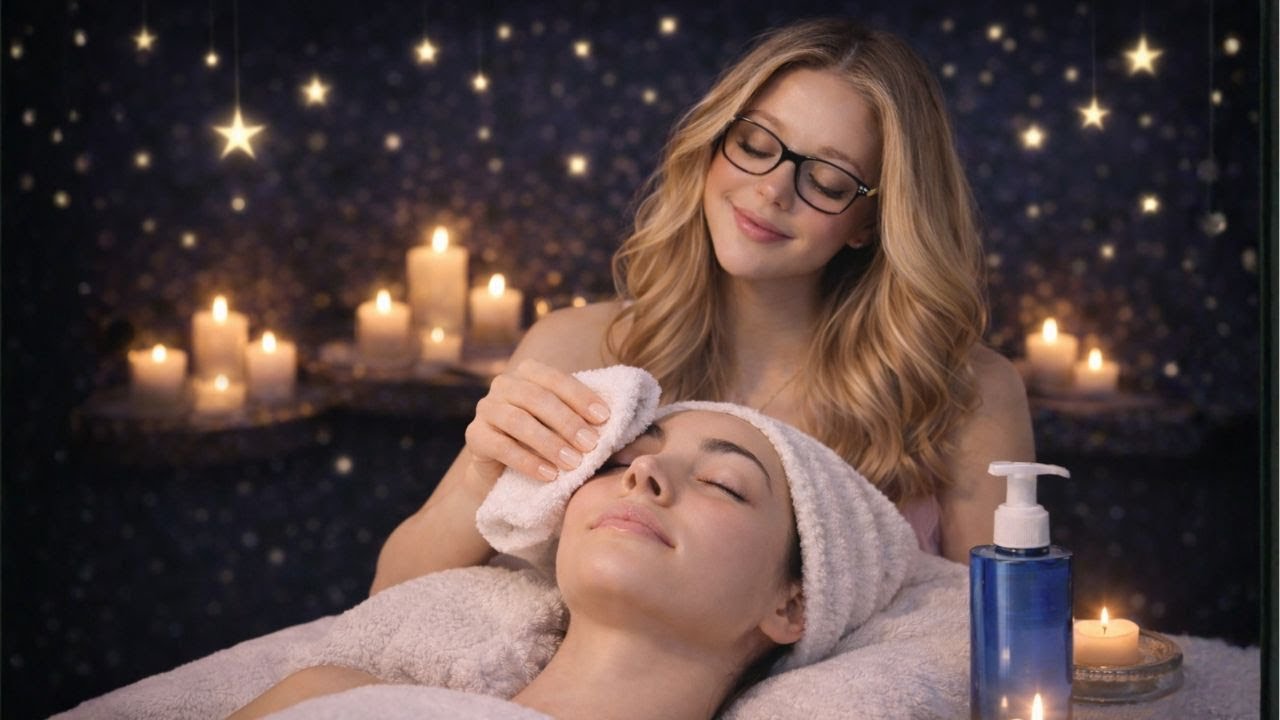 🌙✨ Night Skincare Routine ASMR – Relax Before Sleep 🧴💆‍♀️😴