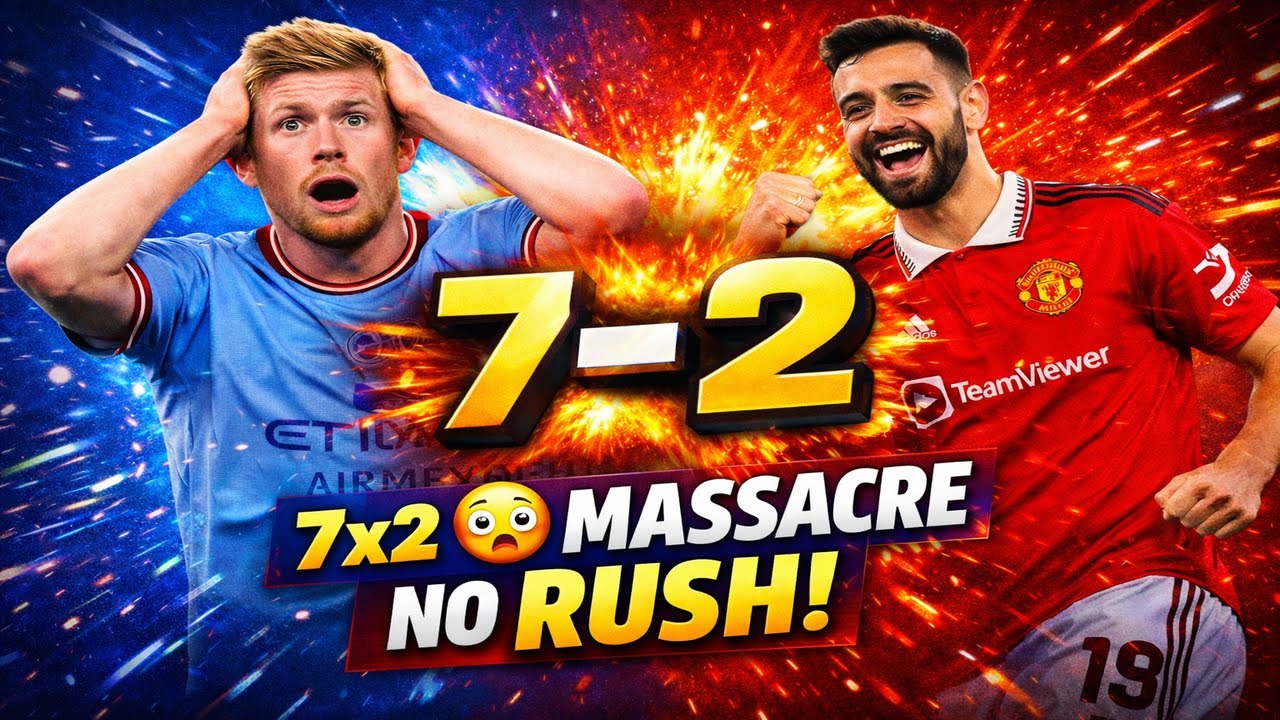 CITY 2 x 7 UNITED 😱 HUMILHAÇÃO no Rush — EA Sports FC 26 Gameplay