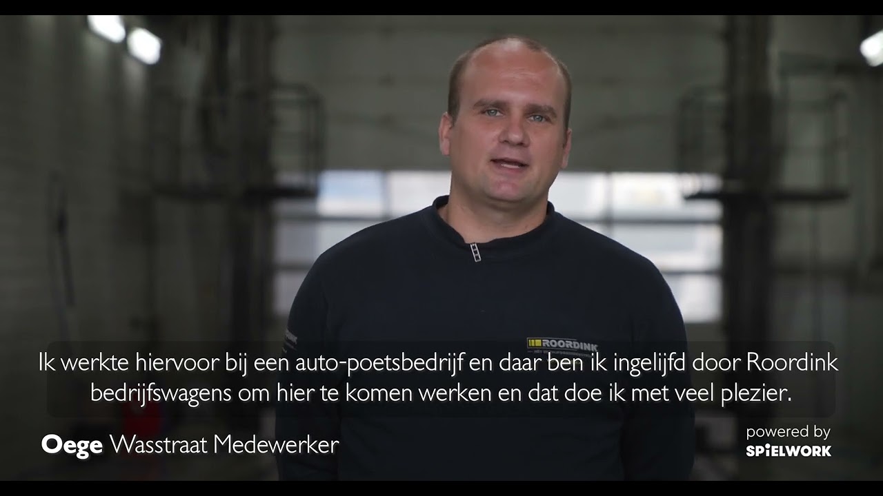 Vacaturefilm Truckwash Medewerker Roordink Bedrijfswagens - Spielwork