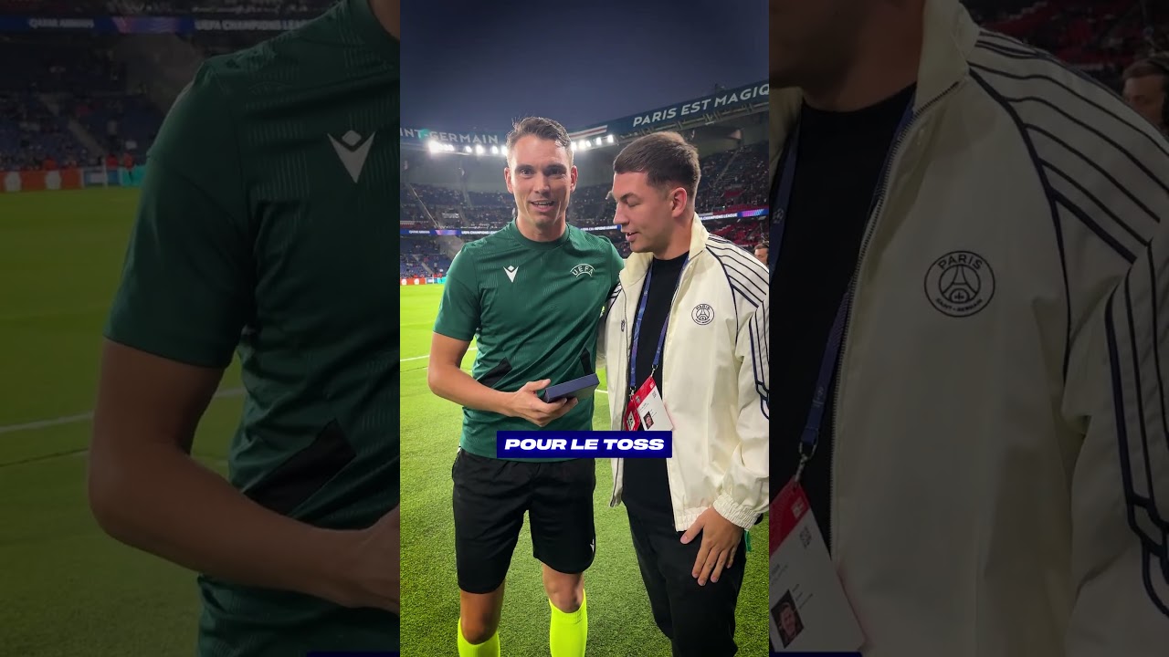 J'ai particip&eacute; au coup d'envoi de PSG-ATALANTA !!