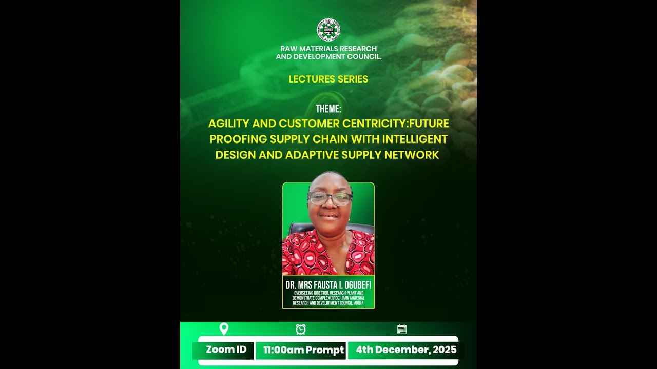 RAW MATERIAL LECTURE SERIES 9