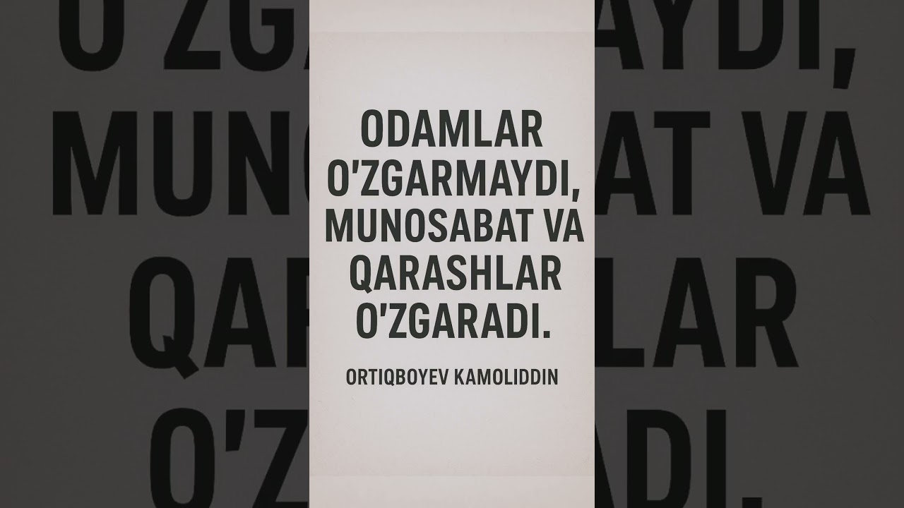 #hayotiy #iqtibos #marifat #ortiqboyevkamoliddin
