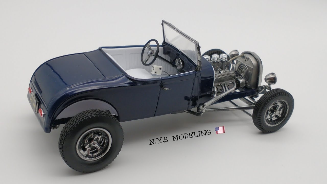 revell 1929 Model A roadster [picture slideshow step by step]
