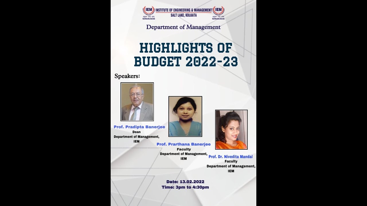 Highlights of Budget 2022-23