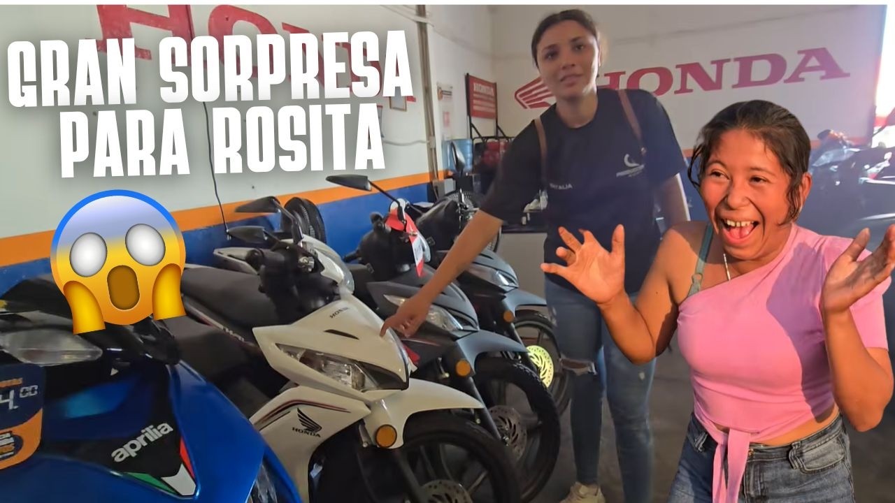 ¡SE LOGRÓ!🤩🤩  Vean La Moto Que Escogimos Para ROSITA😱😱 que gran regalo le mandar0n