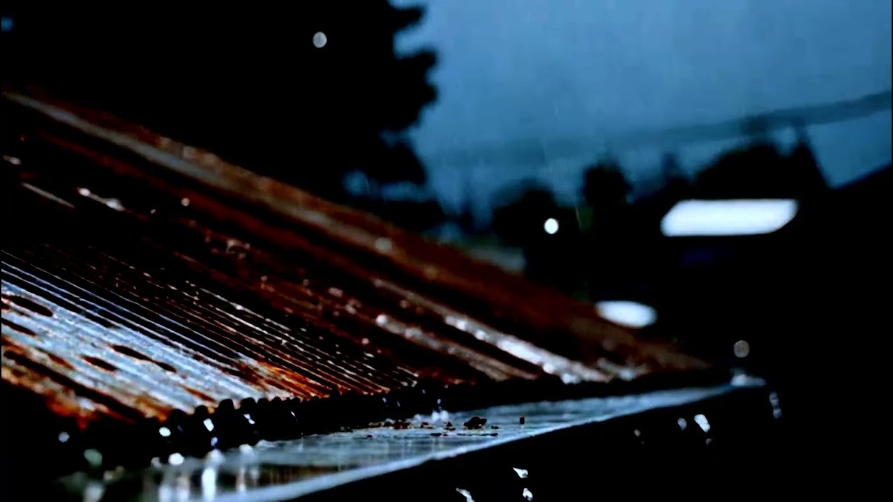 Wonderful Deep Sleep with Torrential Rain on Tin Roof | White Noise