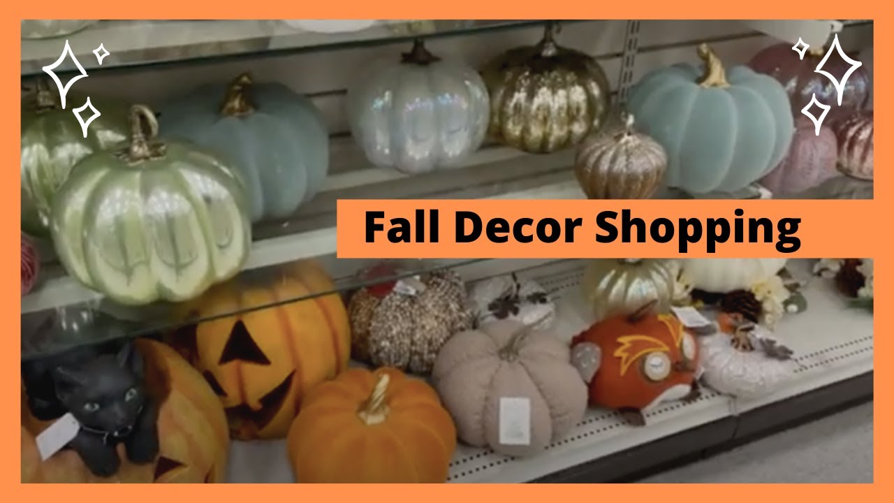 FALL DECOR SHOPPING IN CANADA | Fall and Halloween Decor at Homesense, Michaels, Winners and More!