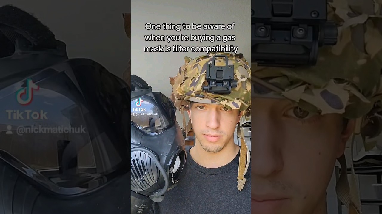 Gas Mask Filters #shorts #tactical #military #prepper #prepping