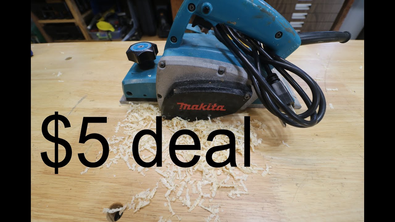 Makita planer power tool for $5 and why this happens, easy fix. Coffee and Tools ep 260