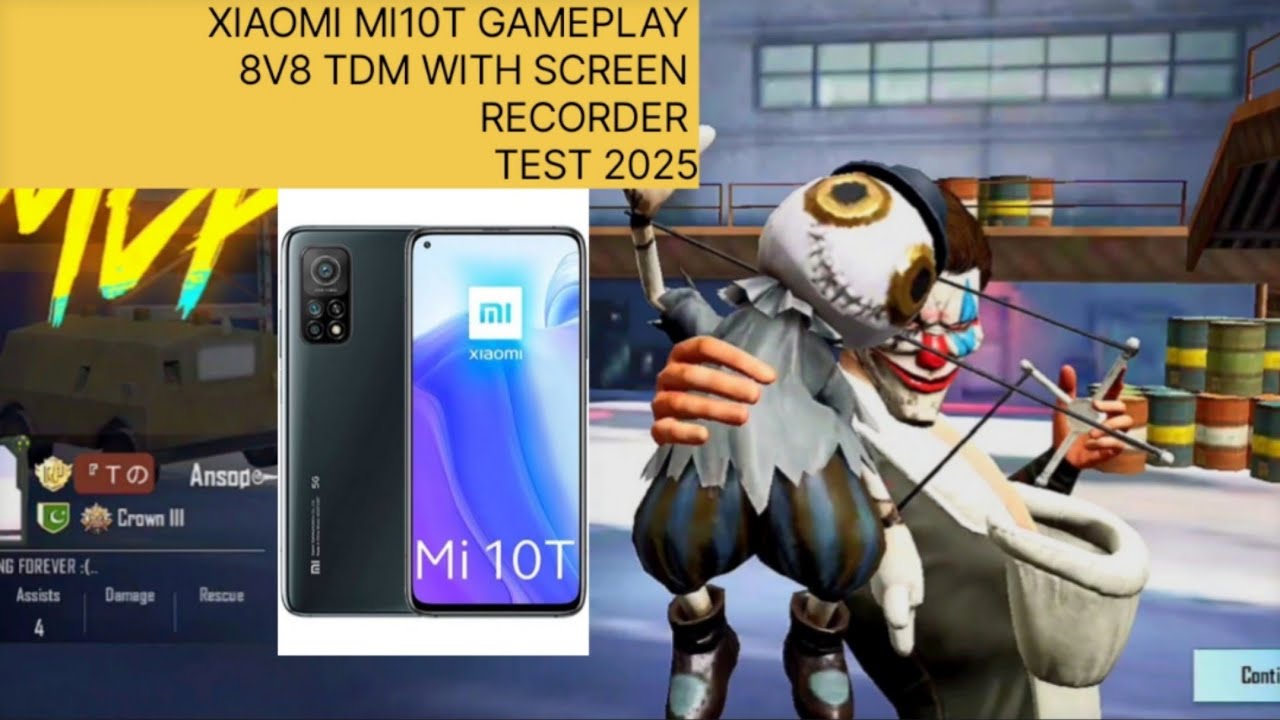 Xiaomi mi10t | PUBG gameplay | 8v8 Tdm | 2025