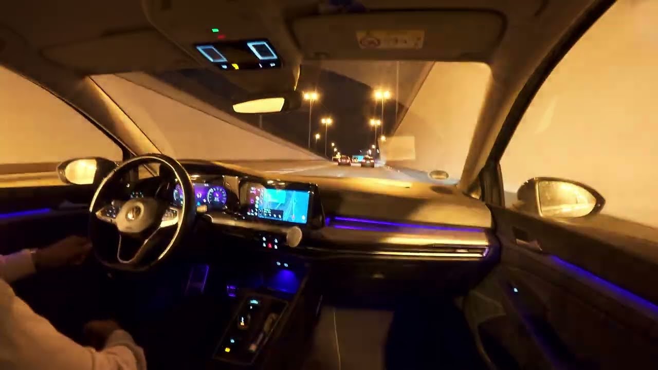 DRIVING GERMAN AUTHOBAHN 🛣️ | VW Golf 8 POV Cruise Frankfurt to Mannheim | Real-Time 4K (Part 46)