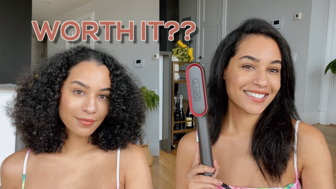 Trying TYMO Ring Plus Hair Straightening Comb | Sharlene Radlein