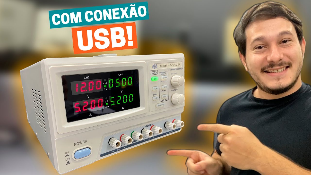 Excelente fonte profissional para a sua bancada! REVIEW AFR FA3005P3