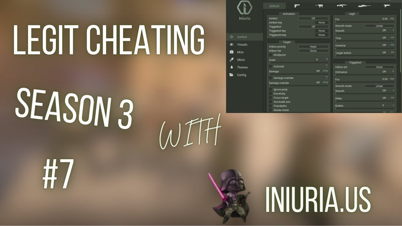CS2 Legit Cheating ft. Iniuria.us S:3 E:7 *Full Match*