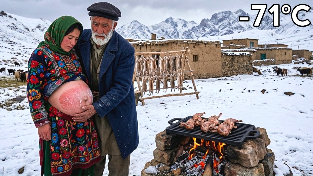 Old Father Saved her Pregnant Daught and Newborn in Afghanistan -71°C - Afghan Winter Survival
