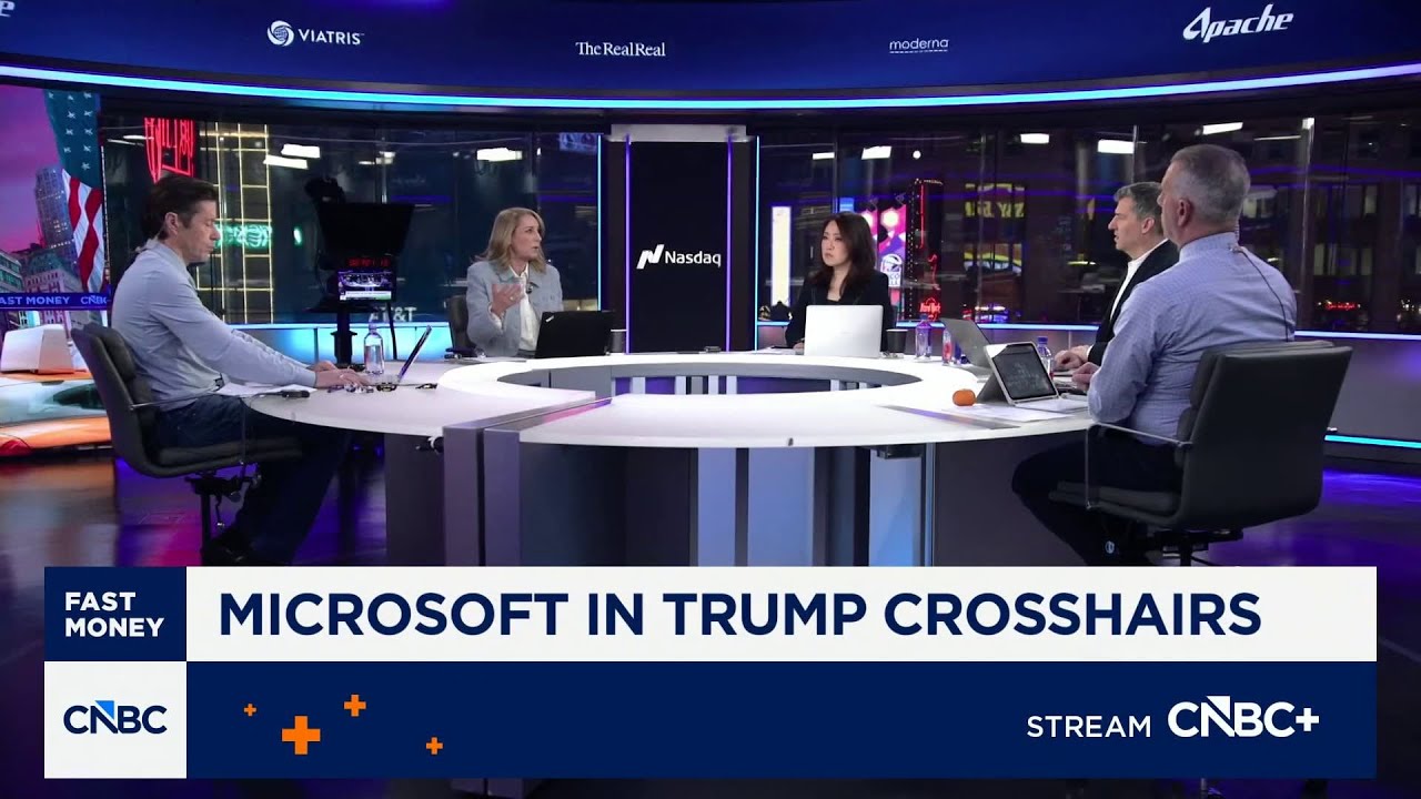'Fast Money' traders react to Microsoft's response to Trump admin on AI data center community impact