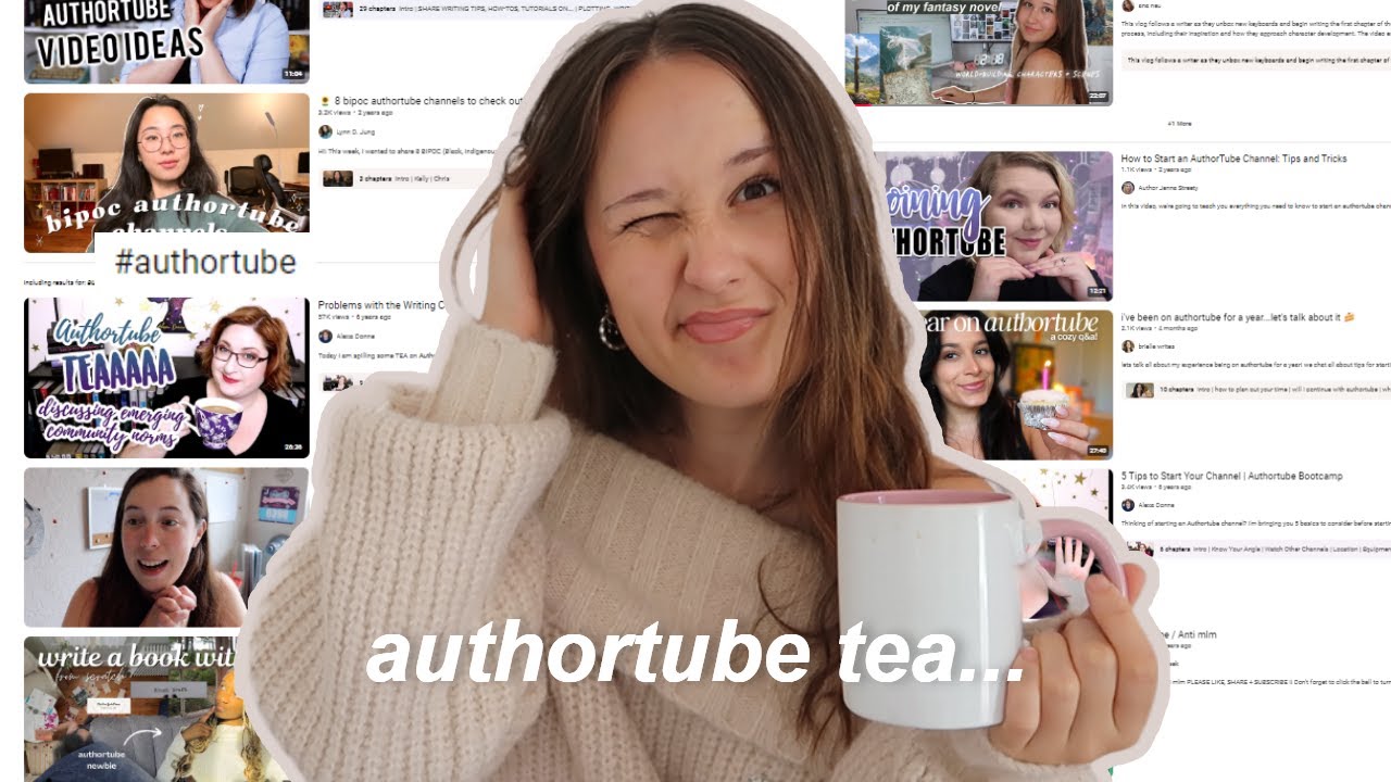 my authortube 'hot takes' ☕thoughts on writing content + publishing pressure pod.104