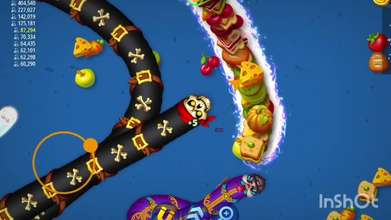 WORMSZONE.IO |GIANT SLITHERSNAKE TOP 01 / Epic Worms Zone BestGameplay |#2026 #wormsszonee​