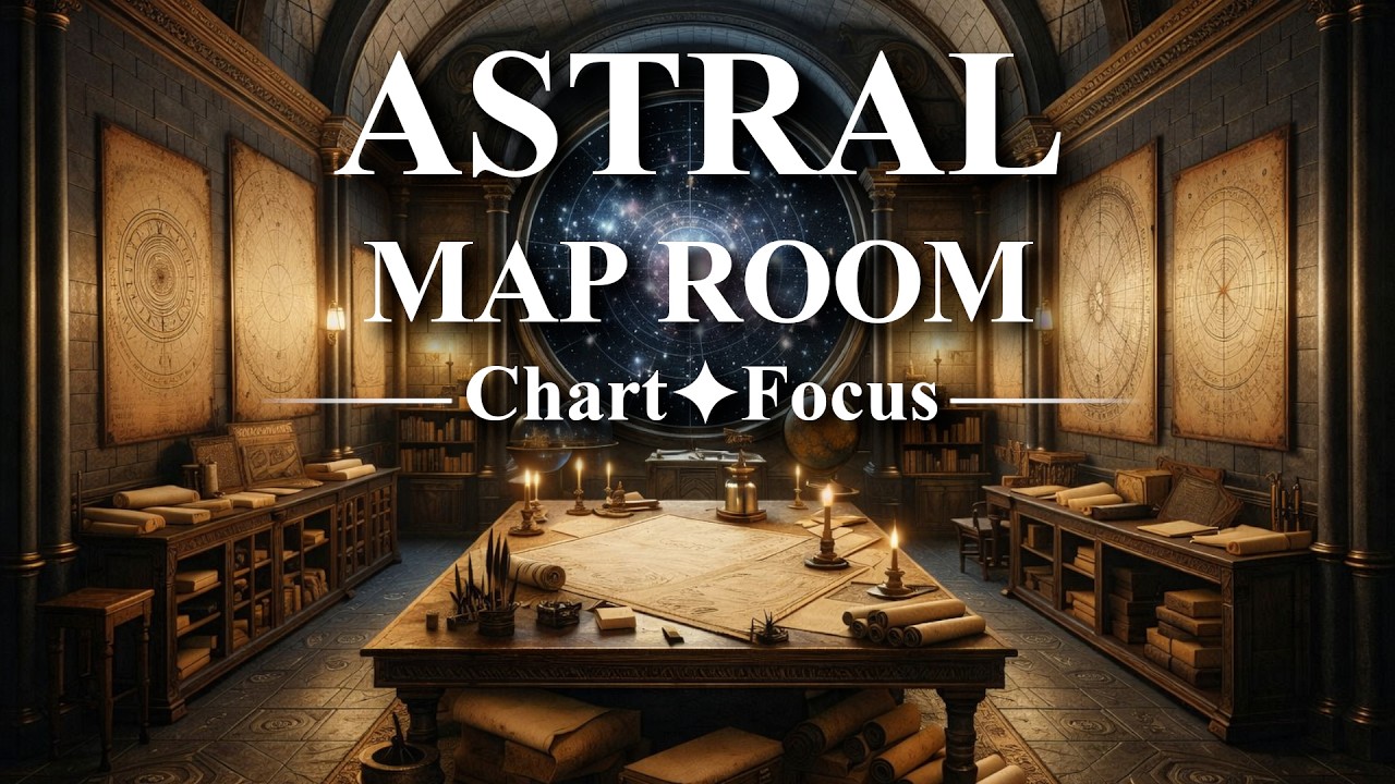 Astral Map Room ✦ Magical Ambient Music for Life Planning & Deep Focus (3 Hours)
