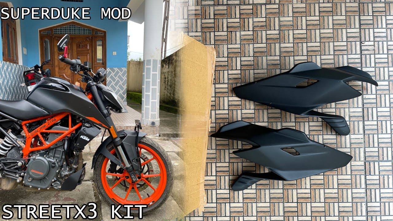 SUPERDUKE KIT FOR KTM DUKE 250😱😍 |MODIFICATION| #ktm #mods #modified #duke250bs6 @autologuedesign_