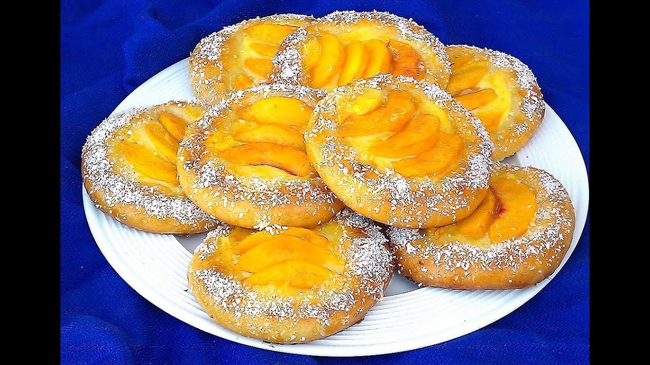 بريوش بالخوخ والكريمة بطريقة سهلة