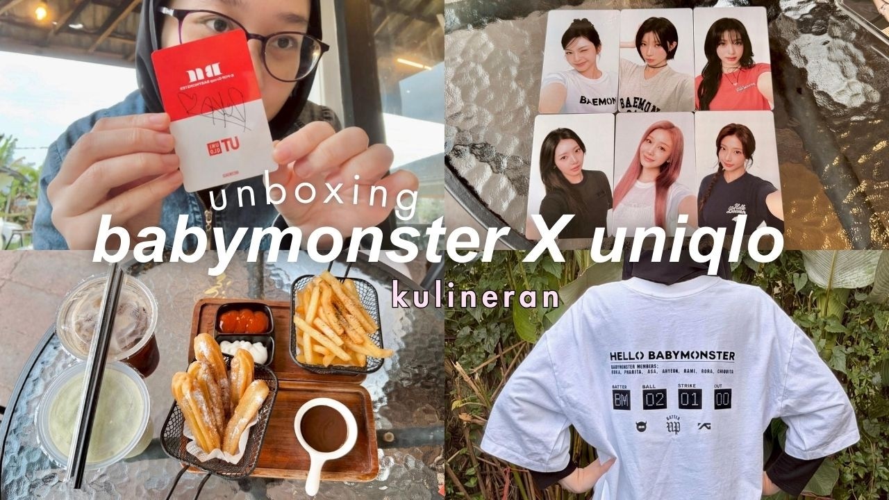 Unboxing the BABYMONSTER x Uniqlo Photocard | Kuliner di Bogor: Mahakan Coffee & Space, Ropopang