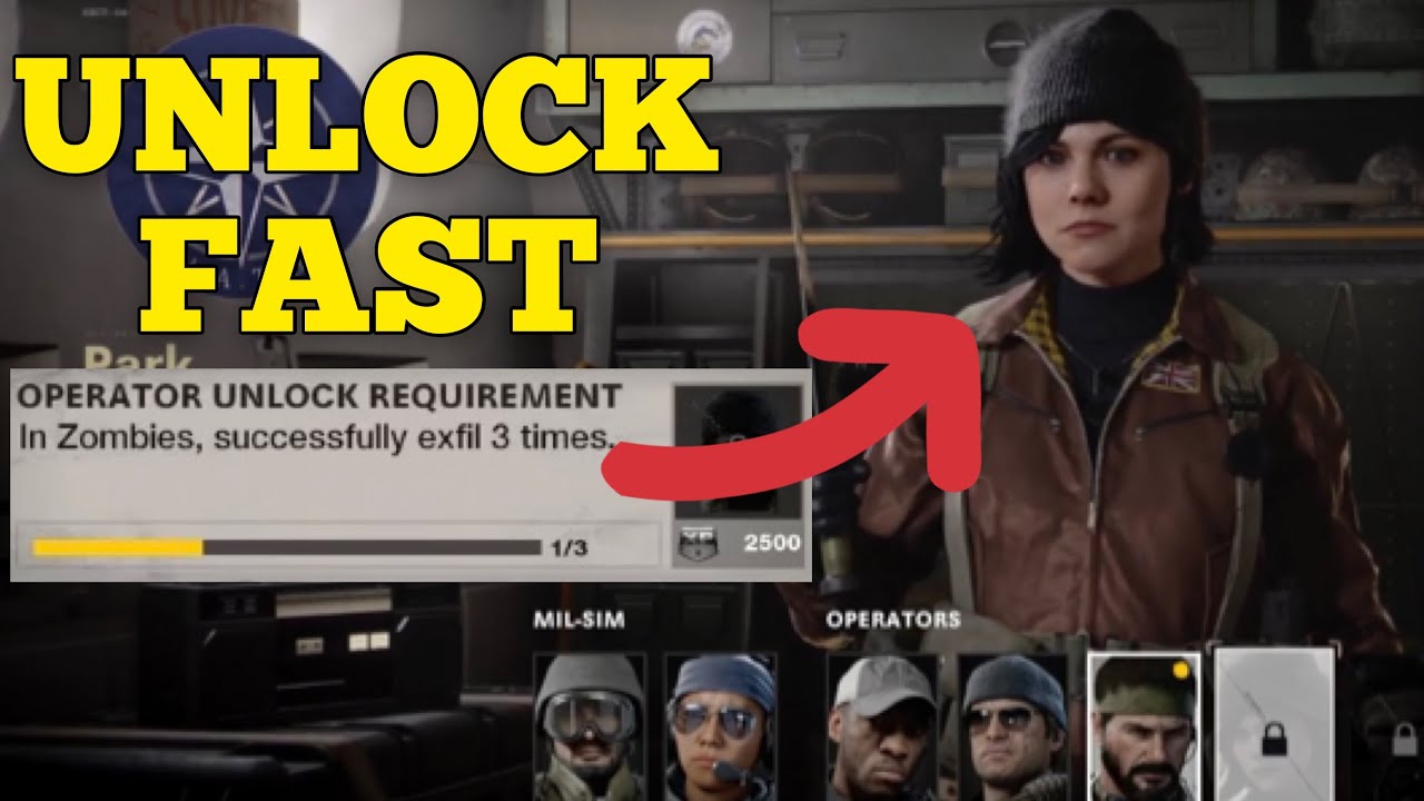 HOW TO UNLOCK ‘PARK’ OPERATOR SKIN IN COLD WAR! Fastest & Easiest Method To Unlock Fast!