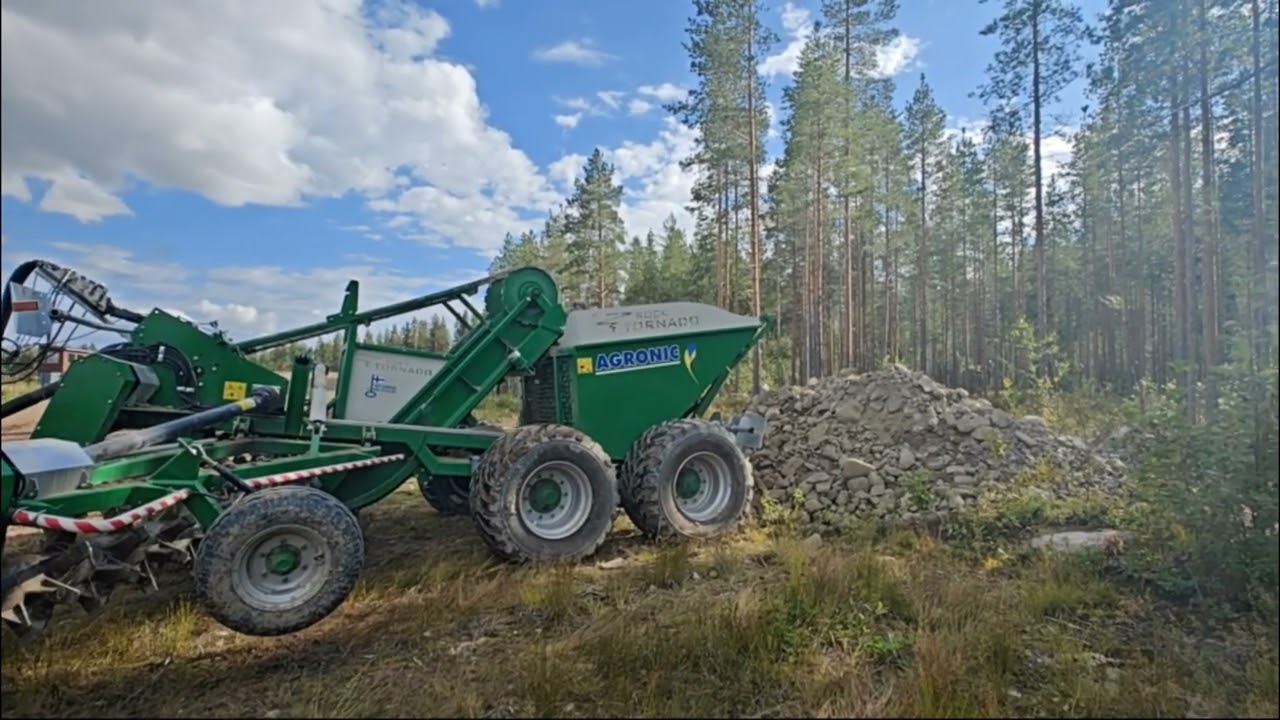 Akmeņu savācējs - Agronic Rock Tornado 550