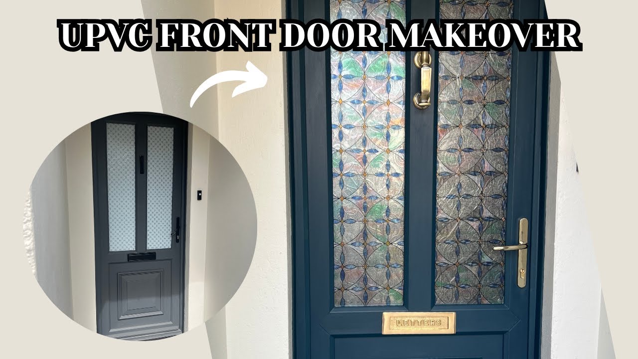 How to paint a UPVC Front Door with Frenchic paint - add traditional character to your front door