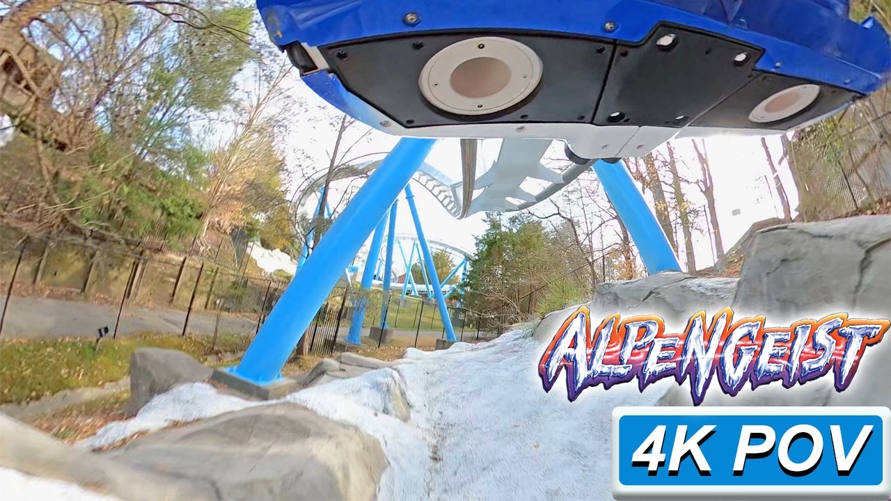 Alpengeist (4K Front Seat POV)- Busch Gardens Williamsburg, Williamsburg, VA