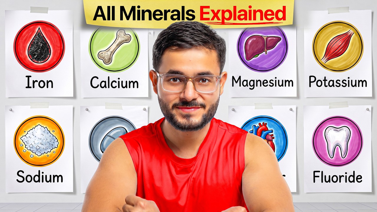 The 16 Minerals Your Body Needs (EAT LIKE THIS!)🇮🇳