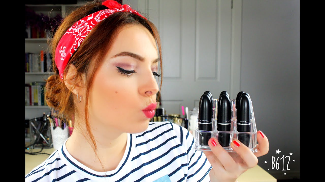 MAC RUJ KOLEKSİYONUM I 2016 My Lipstick Collection
