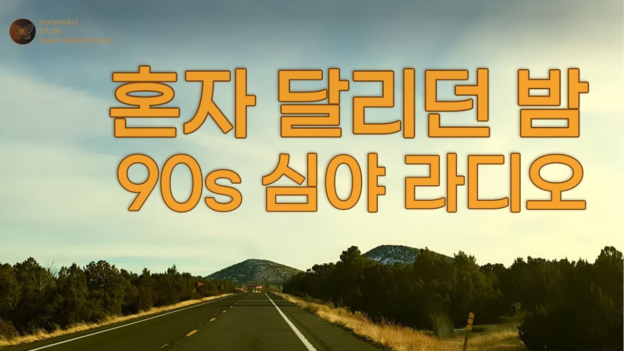 Night Drive Playlist | FM Radio Music | 혼자 달리던 밤, 90s 심야 라디오