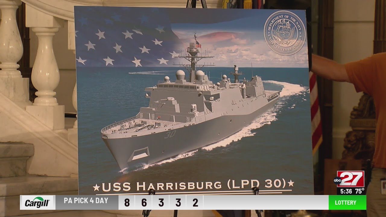 USS Harrisburg naval ship expected to launch in 2024