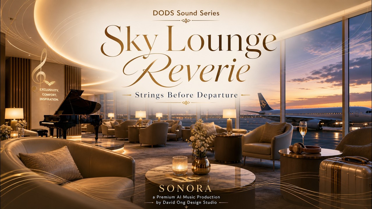 First Class Airport Lounge Music ✈️ Relaxing Instrumental Jazz & Romantic Strings