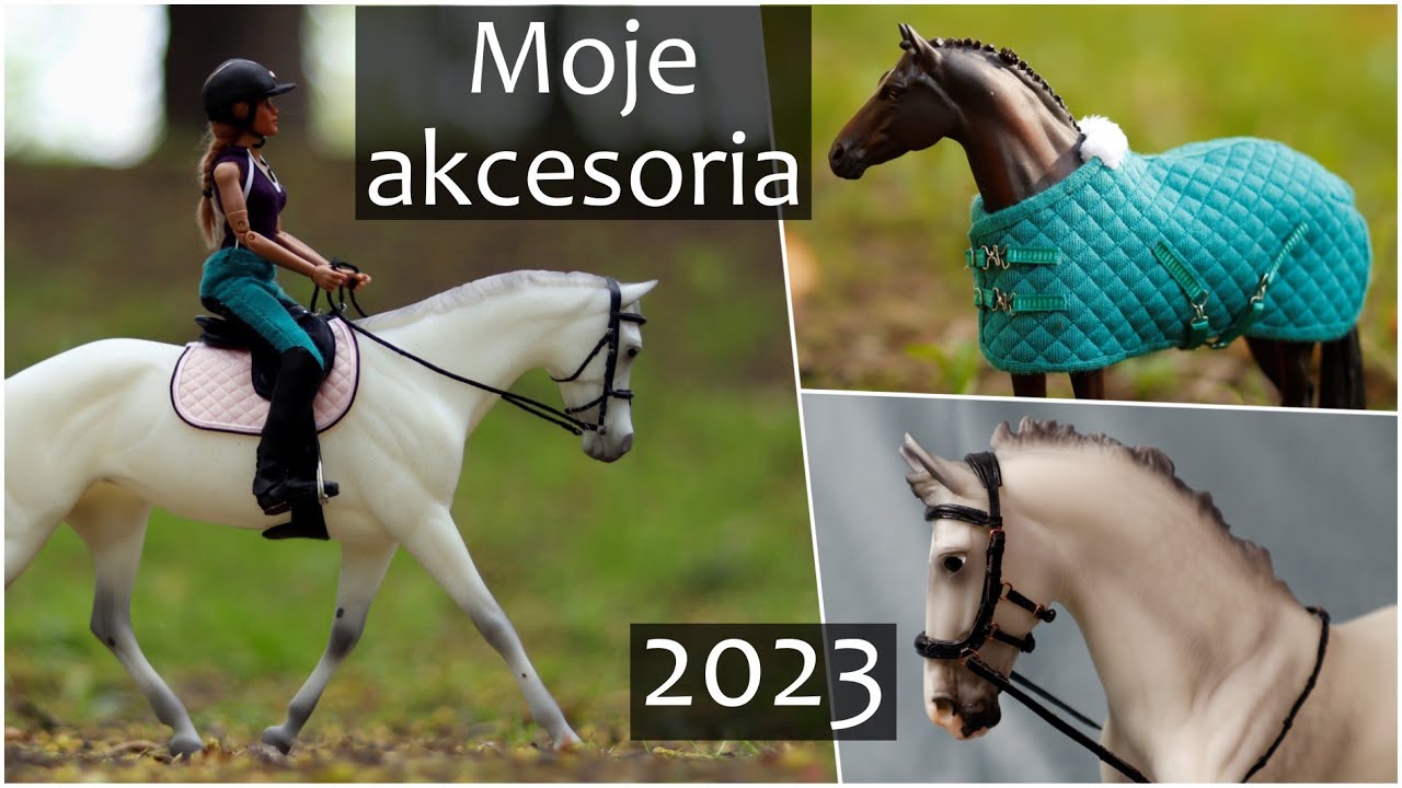 Moje akcesoria na modele koni Breyer, Schleich, Collecta | Ręcznie robione miniatury jeździeckie!