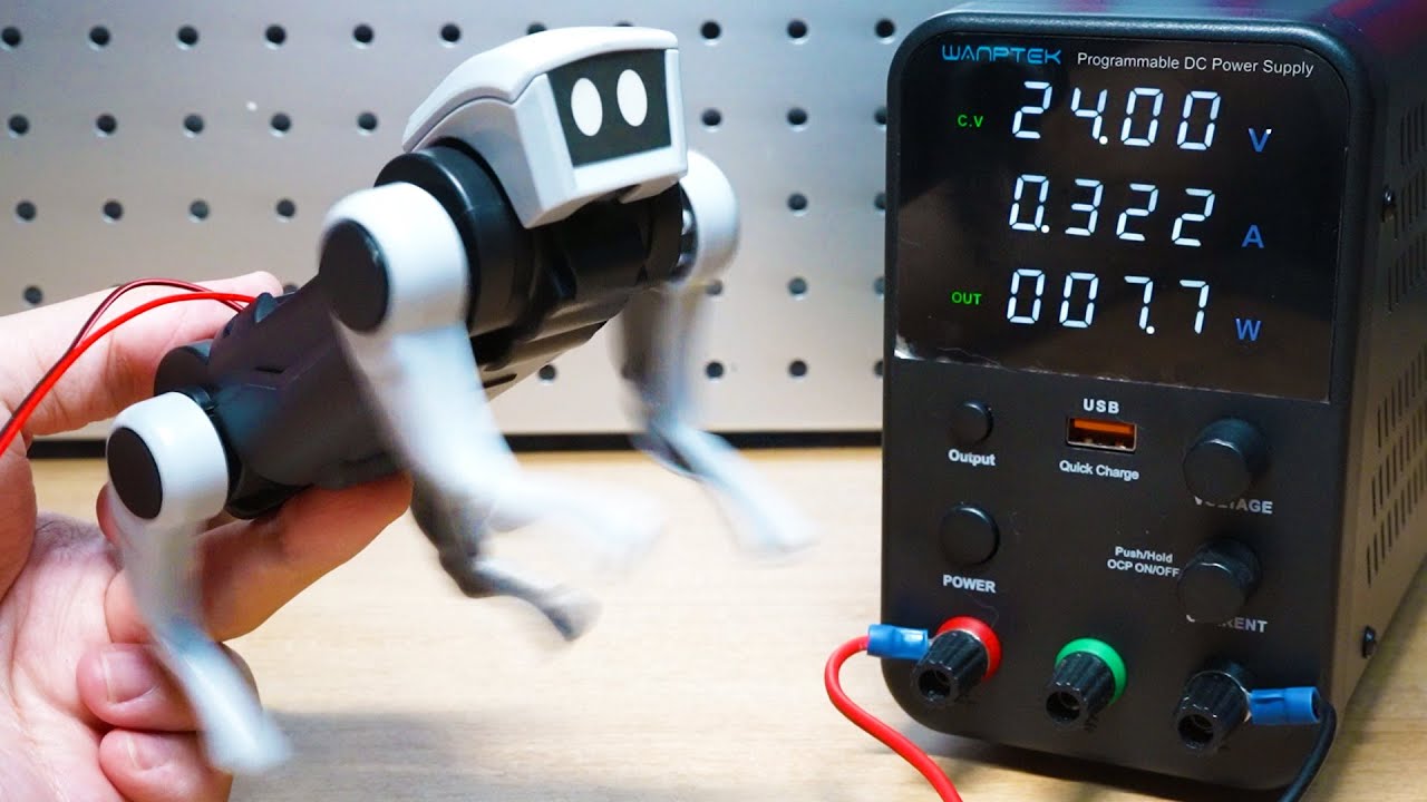 きしょい「四足歩行ロボット」に高電圧を与えると？