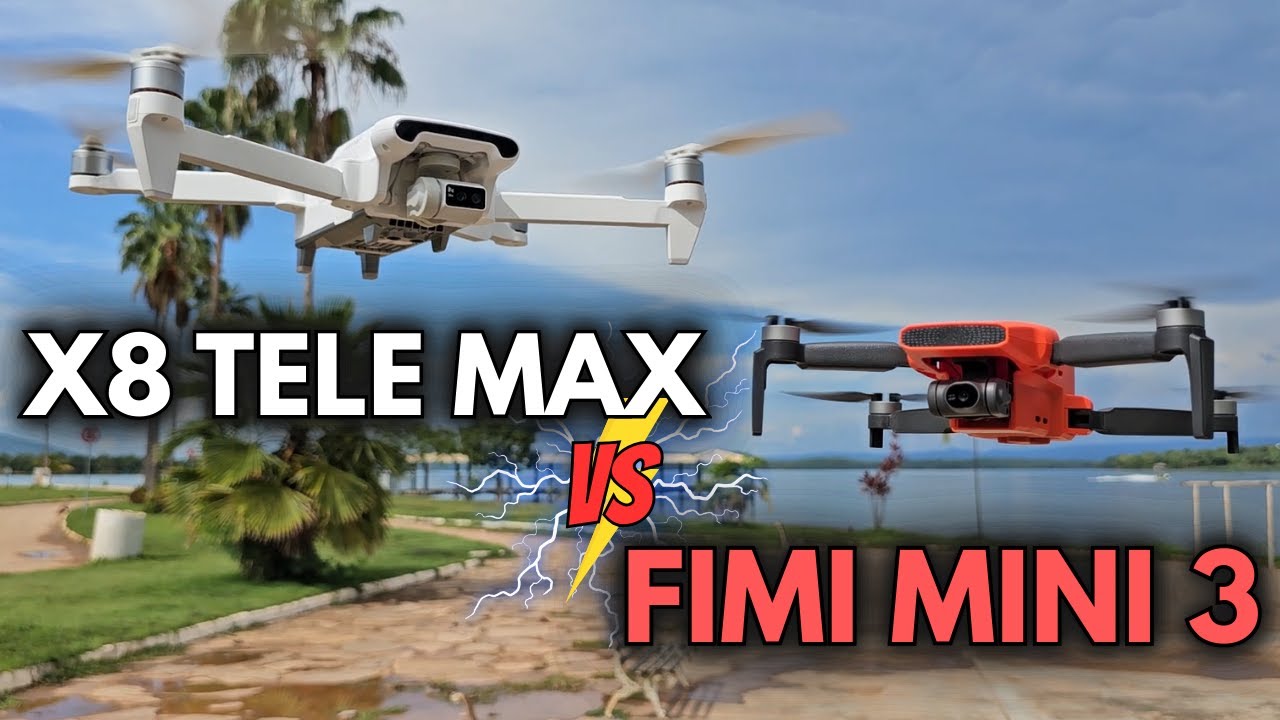 FIMI X8 TELE MAX ou FIMI MINI 3 - Qual Drone Tem a Melhor Câmera?