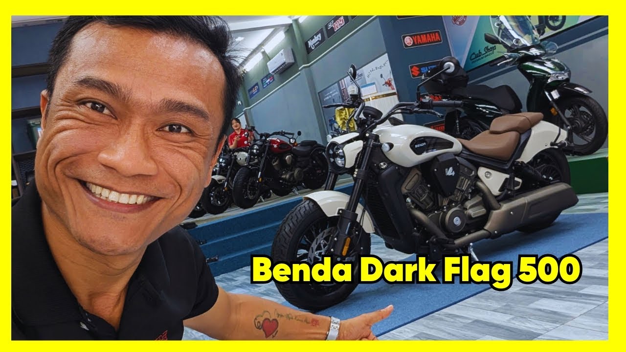 Benda Dark Flag 500 Cruiser: động cơ V4 và hệ thống treo hơi điện tử chỉ xuất hiện ở các mẫu cao cấp