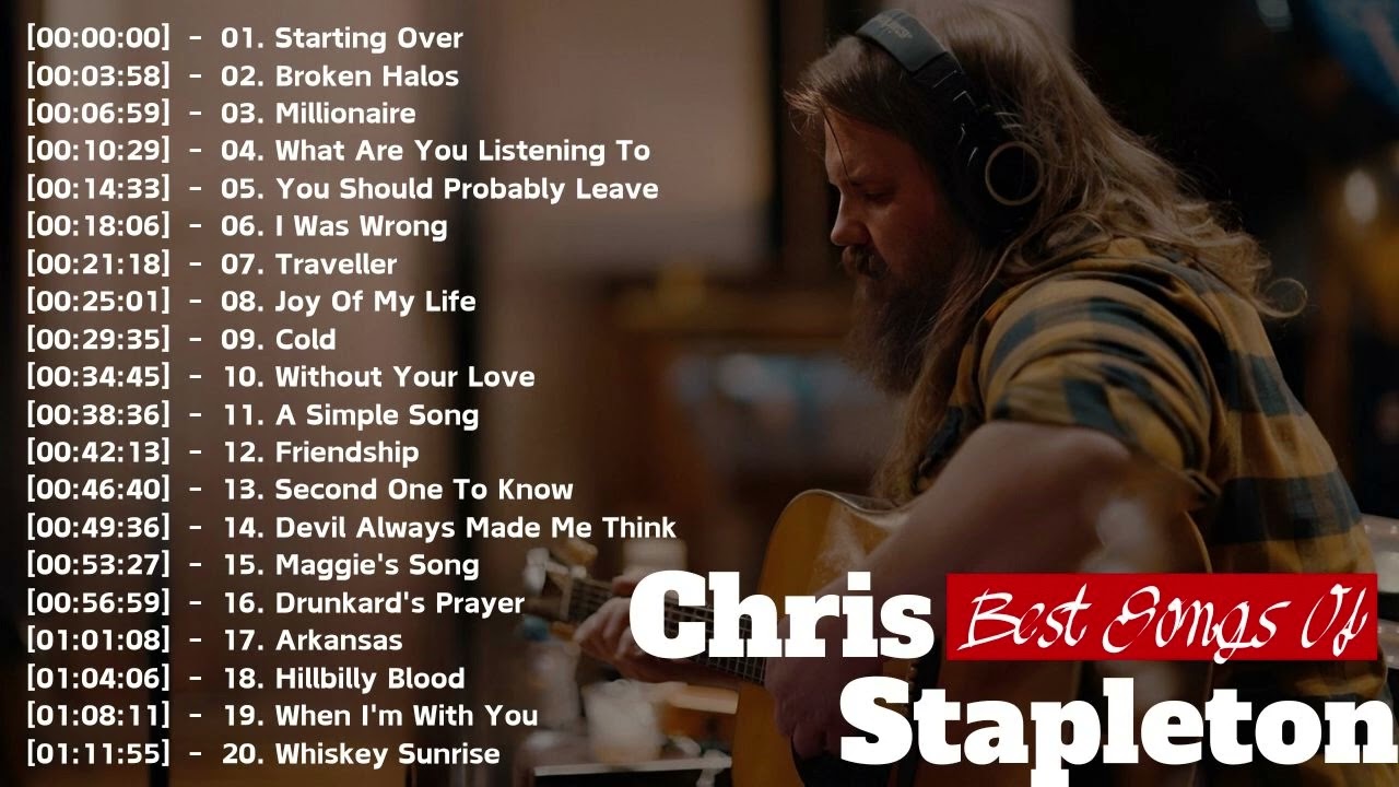 Chris Stapleton Greatest Hits Full Album 2024 - Best Country Songs Chris Stapleton