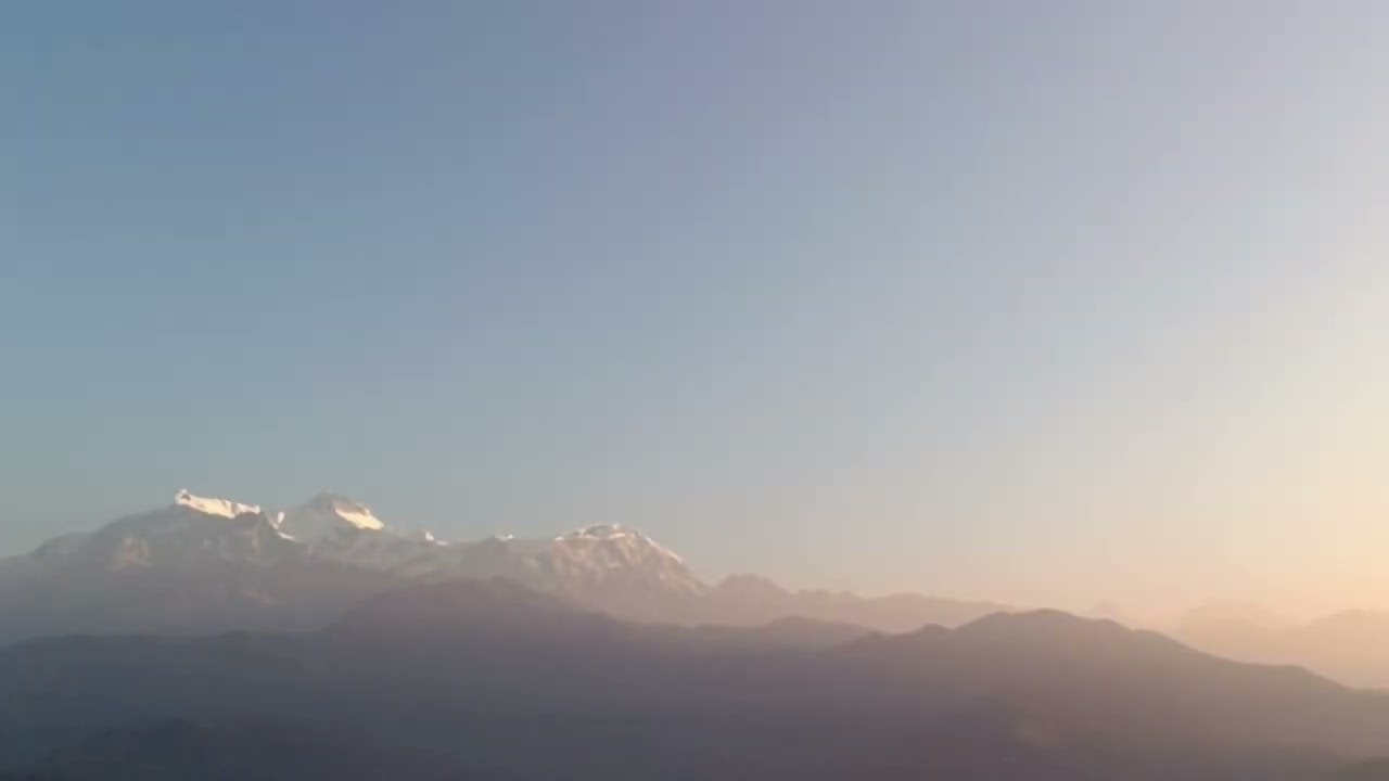 泥泊爾喜馬拉雅山脈~日出