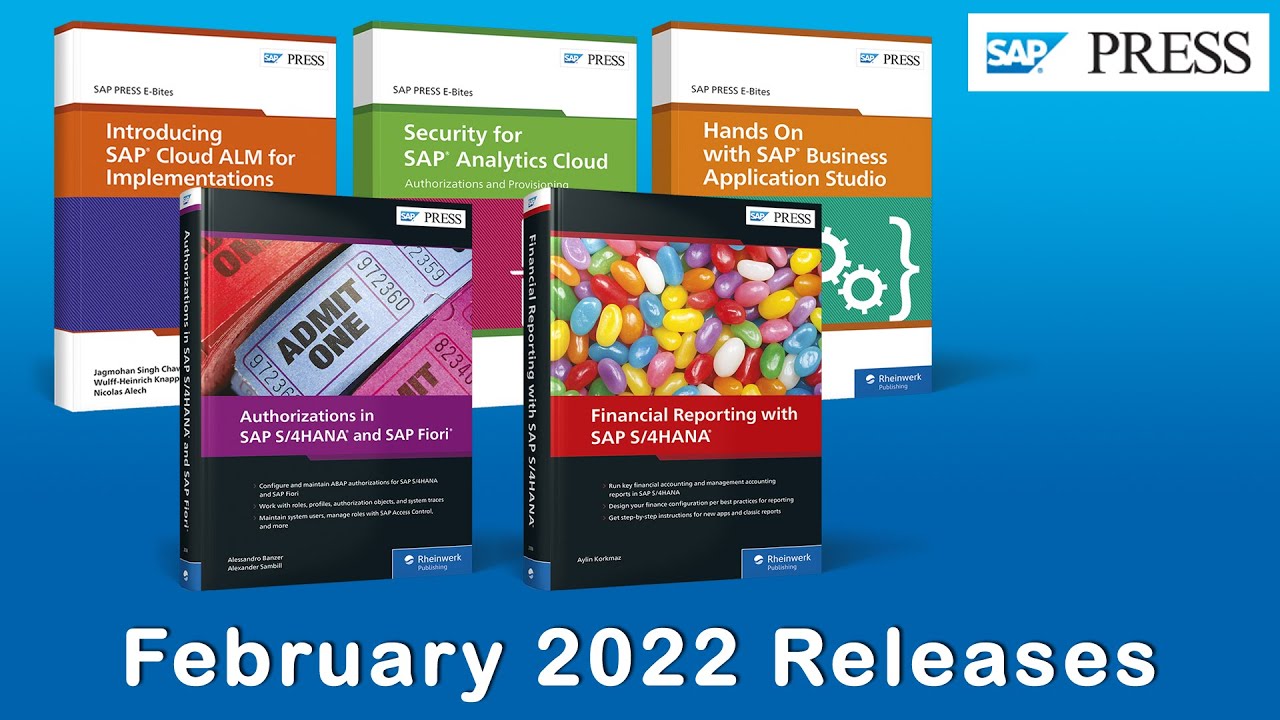 New SAP PRESS Books in February 2022: Learn SAP Analytics Cloud, SAP S/4HANA, and More