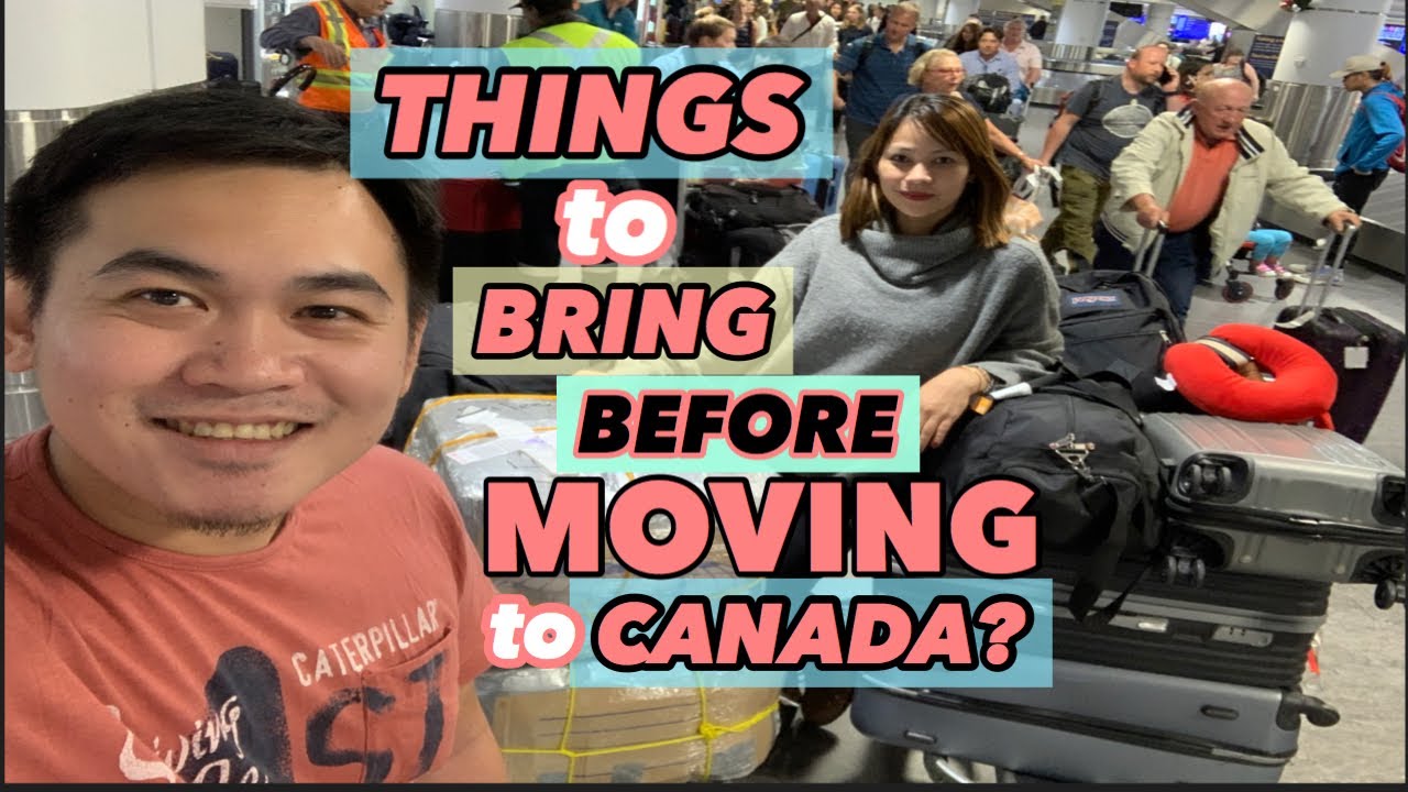 WHAT ARE THE THINGS TO BRING WITH YOU WHEN COMING TO CANADA| Buhay Canada